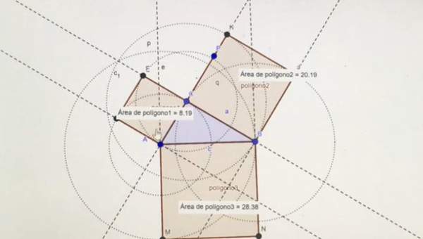 Video Verificación del Teorema de Pitágoras