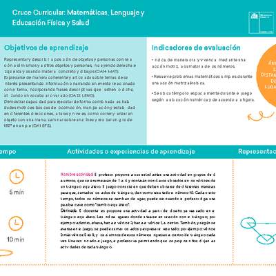 2° básico, Ficha N° 4 Movimiento en 15 minutos