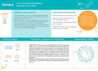 2° básico, Ficha N° 5 Movimiento en 15'