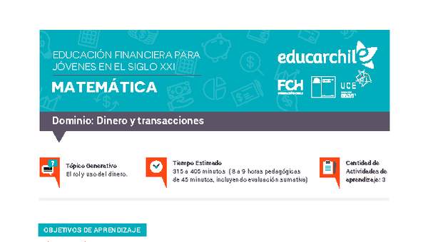 Dominio: Dinero y Transacciones