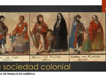 La sociedad colonial