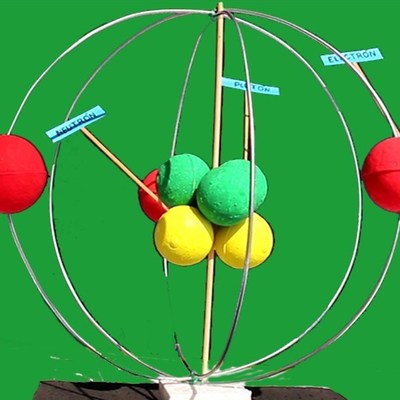 COMO HACER MAQUETA DE ATOMO FÁCIL Y SENCILLO