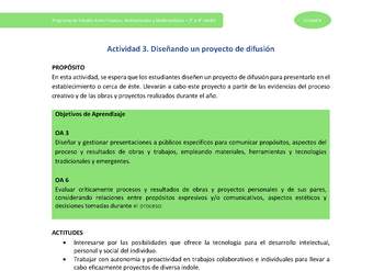 Actividad 3: Diseñando un proyecto de difusión