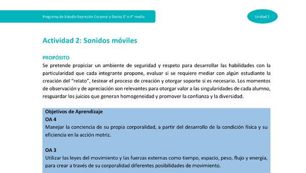 Actividad 2: Sonidos móviles