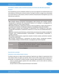 Actividad 2: Análisis sobre transformaciones en la forma de vida de las personas