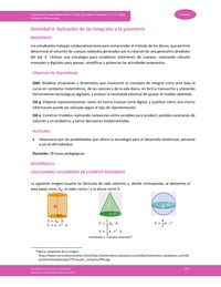 Actividad 4: Aplicación de las integrales a la geometría