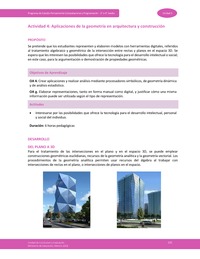 Actividad 4: Aplicaciones de la geometría en arquitectura y construcción