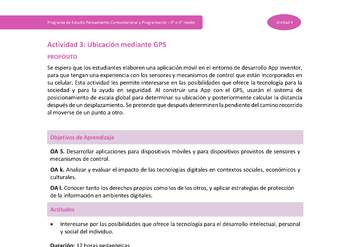 Actividad 3: Ubicación a través de GPS