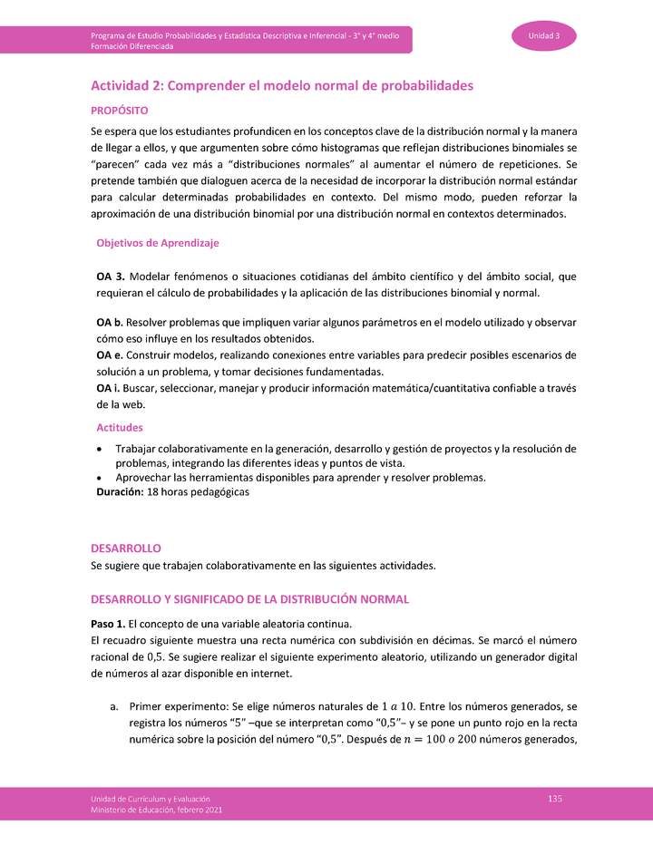 Actividad 2: Comprender el modelo normal de probabilidades