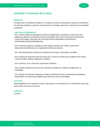 Actividad 4: Promoción de la salud