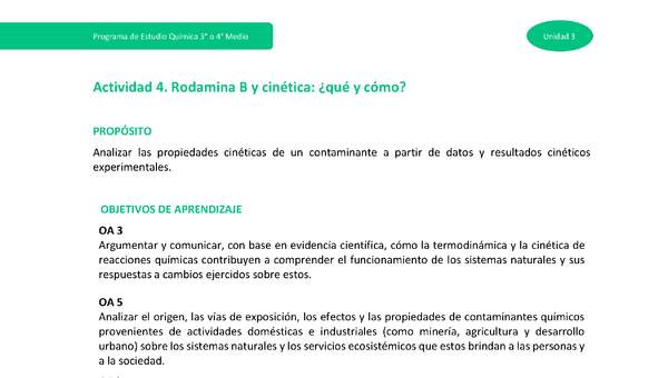 Actividad 4 - Rodamina B y cinética: ¿qué y cómo?