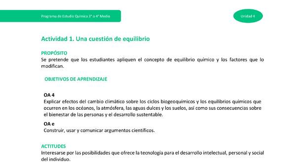 Actividad 1: Una cuestión de equilibrio