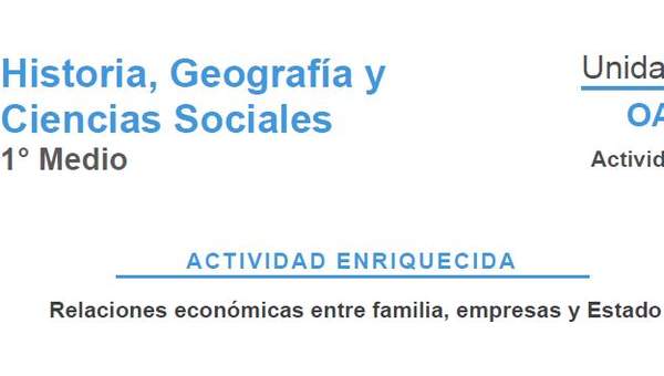 Relaciones económicas entre familia, empresas y Estado