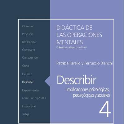 Describir. Implicaciones psicológicas, pedagógicas y sociales