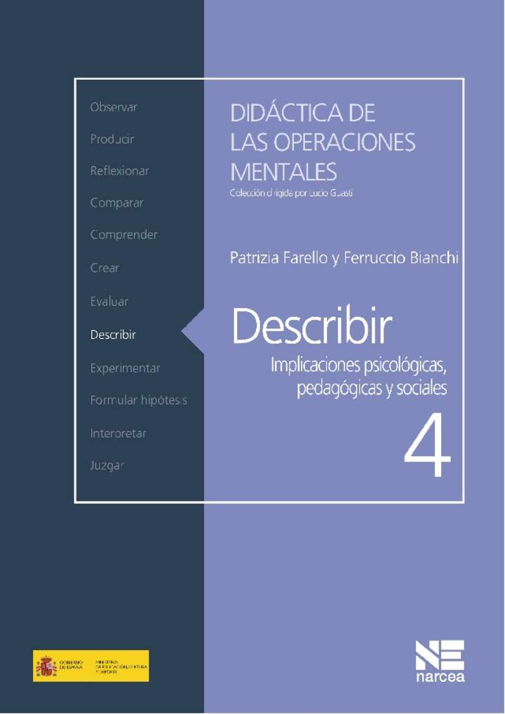 Describir. Implicaciones psicológicas, pedagógicas y sociales