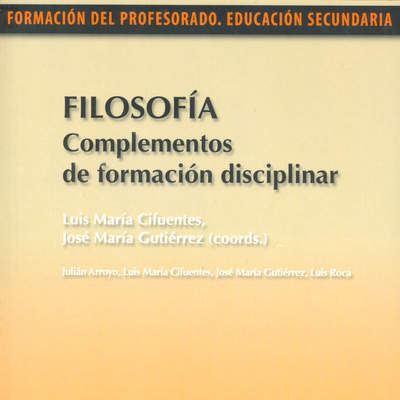 Filosofía. Complementos de formación disciplinar