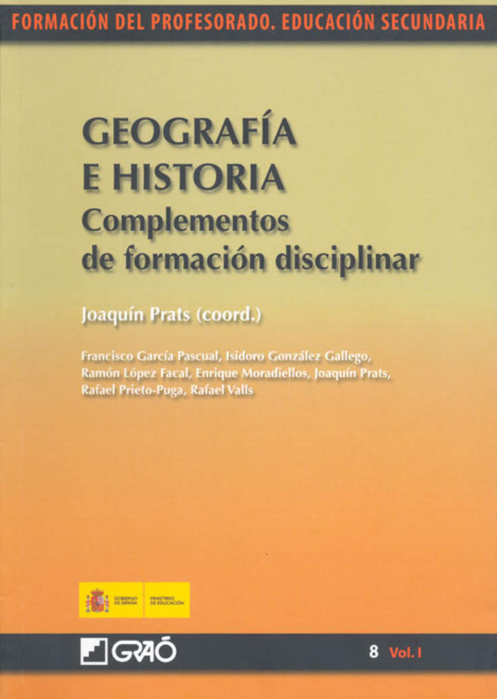 Geografía e historia. Complementos de formación disciplinar