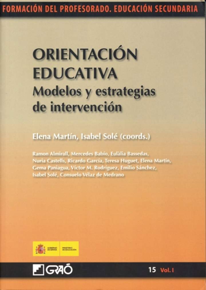 Orientación educativa. Modelos y estrategias de intervención