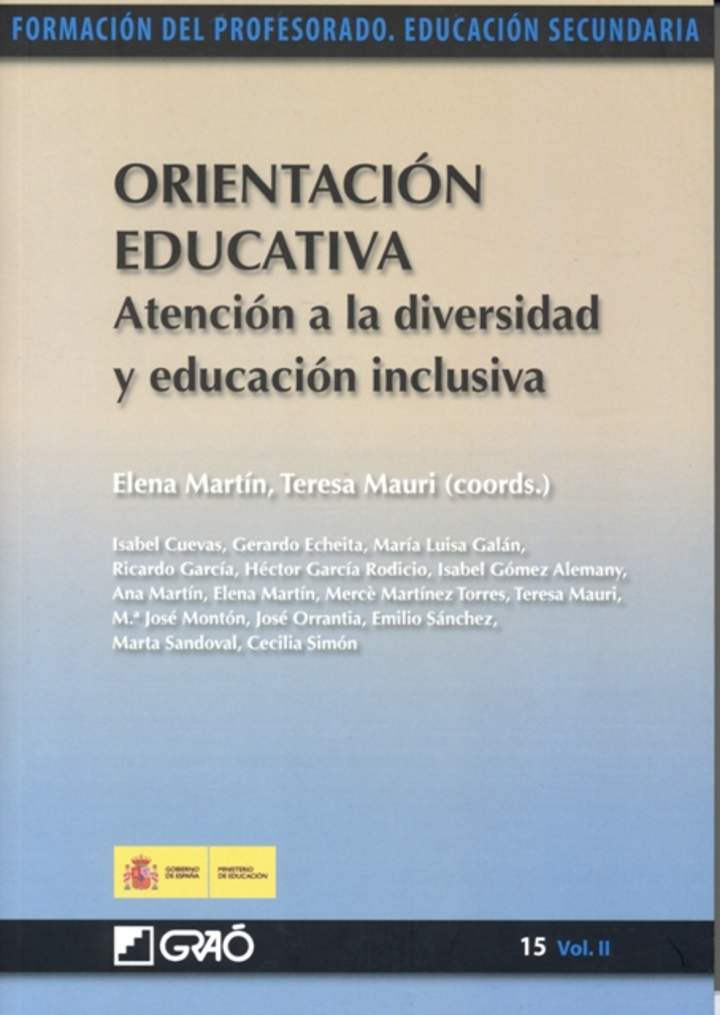 Orientación educativa. Atención a la diversidad y educación inclusiva