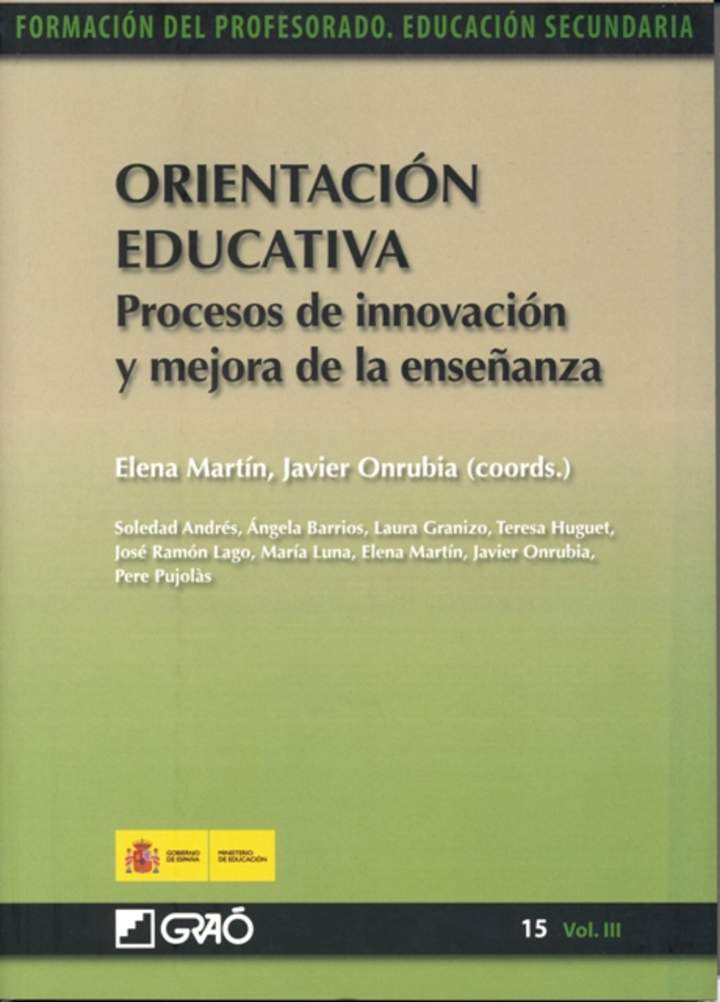 Orientación educativa. Procesos de innovación y mejora de la enseñanza