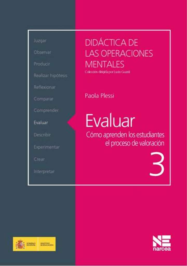 Evaluar. Cómo aprenden los estudiantes el proceso de valoración