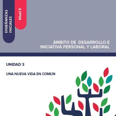 Enseñanzas iniciales. Nivel II. Ámbito de desarrollo e iniciativa personal y laboral. Unidad 3. Una nueva vida en común