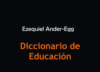 Diccionario de Educación