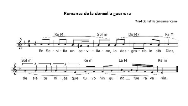 Romance de la doncella guerrera