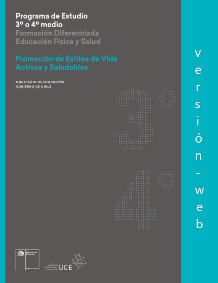 Programa de Promoción de estilos de vida activos y saludables para 3° o 4° medio Diferenciado HC