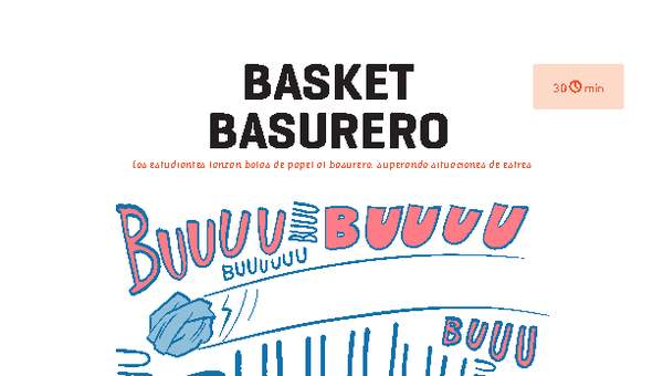 Clase 6. Basquet basurero