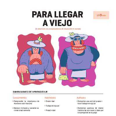 Clase 4. Juego Para llegar a viejo