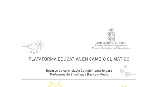 Plataforma Educativa en Cambio Climático