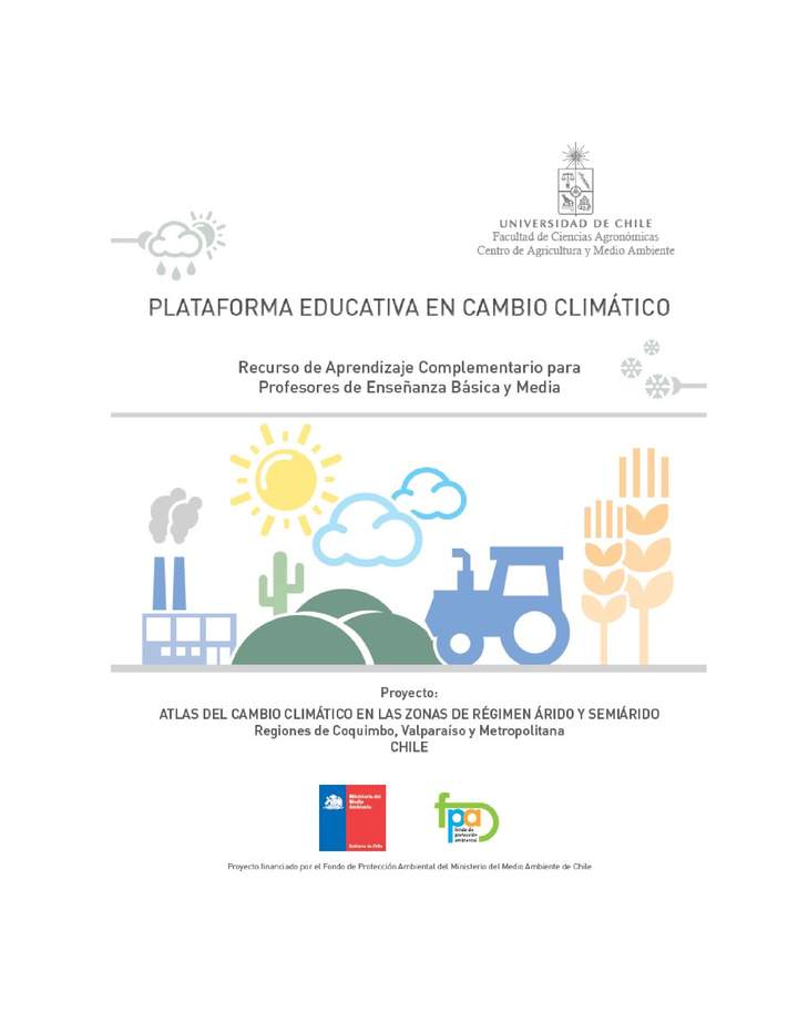 Plataforma Educativa en Cambio Climático