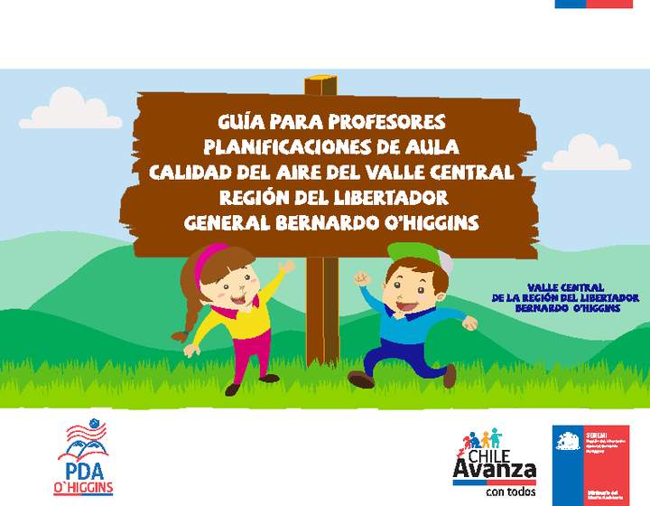 Guía para Profesores Planificaciones de aula  Calidad de Aire del Valle Central