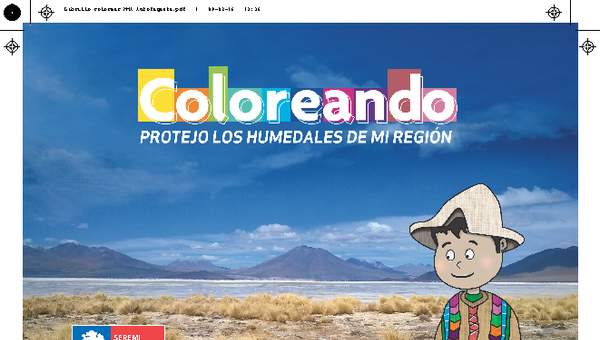 Coloreando protejo los humedales de mi región