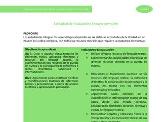 Actividad de evaluación: Ensayo completo