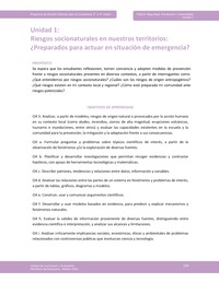 Unidad 1 - Riesgos socionaturales en nuestros territorios: ¿Preparados para actuar en situación de emergencia?