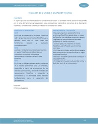 Actividad de evaluación: Disertación filosófica