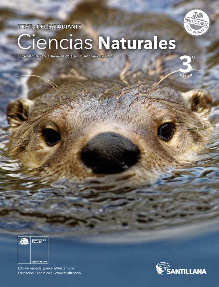 Ciencias Naturales 3º Básico, Texto del estudiante - Fragmento de muestra