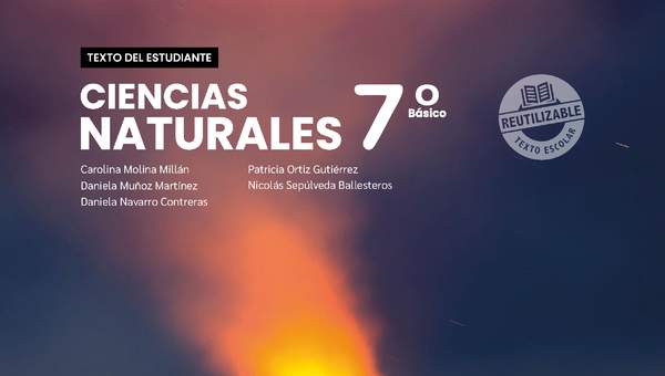 Ciencias Naturales 7° Básico, Texto del estudiante - Portada Texto