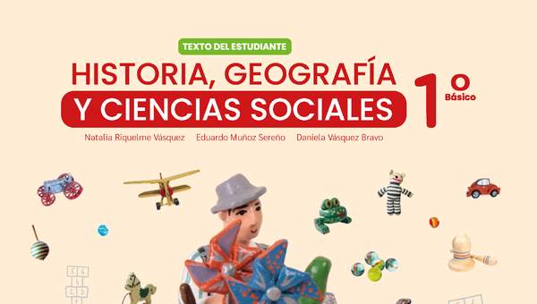 Historia, Geografía y Ciencias Sociales 1° básico, Texto del estudiante - Portada de Texto