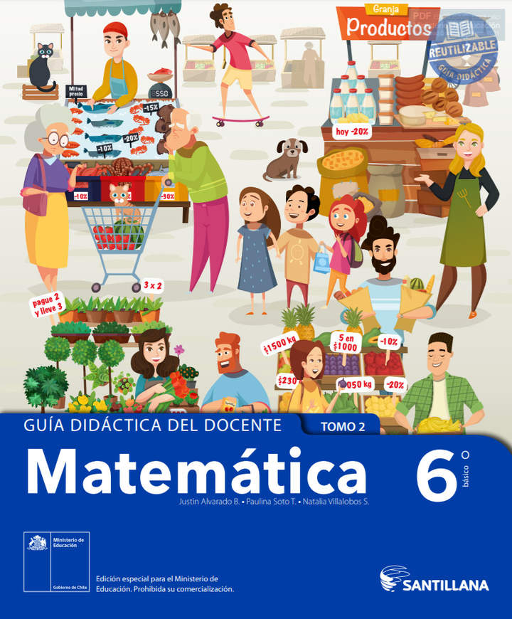 Matemática 6° básico, Guía didáctica del docente Tomo 2