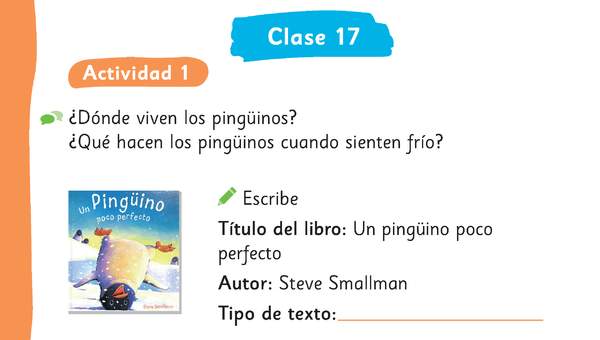 Lenguaje, comunicación y literatura: Clase N° 17