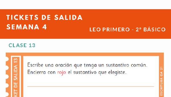 Evaluación Lenguaje 2° básico Unidad 1 Semana 4