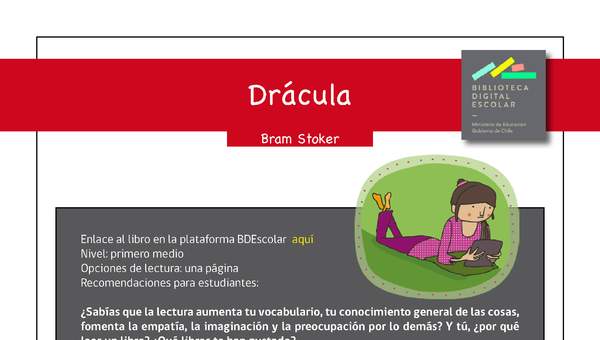 Plan lector I° Medio Drácula