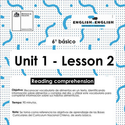 Lesson 2 Inglés 6º básico