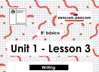 Lesson 3 Inglés 8º básico