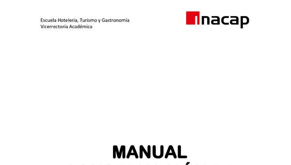 MANUAL DE CONSERVACIÓN DE ALIMENTOS