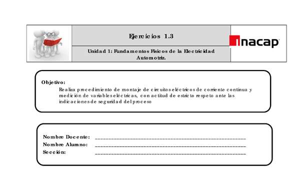 1.3 Ejercicios caída de tensión en serie