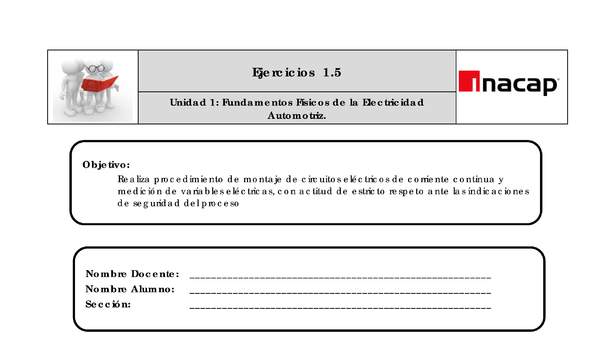 1.5 Ejercicios primera Ley de Kirchhoff